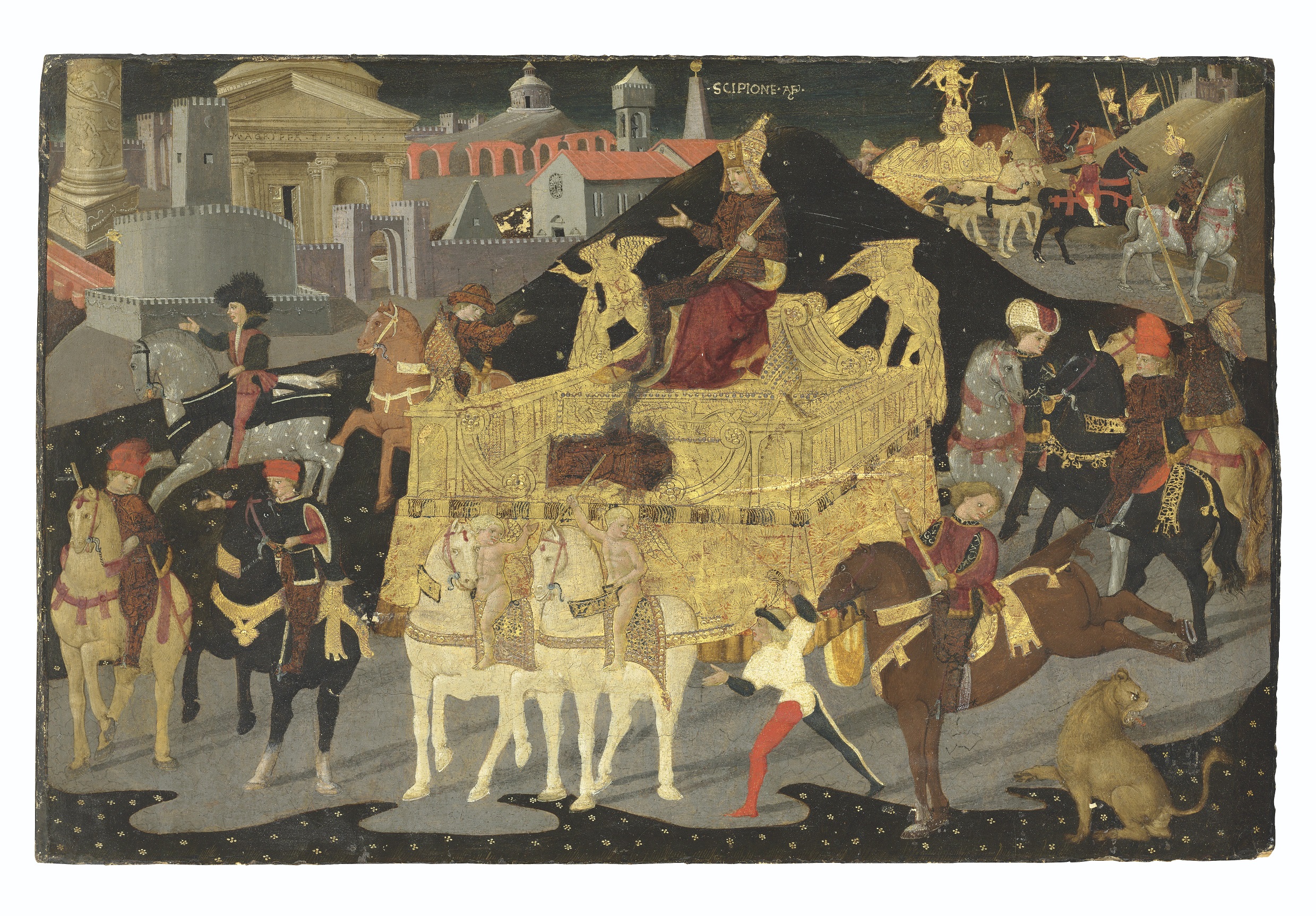 Apollonio Di Giovanni (C. 1416–1465). The Triumph of Scipio Africanus. Estimate: £250,000-350,000